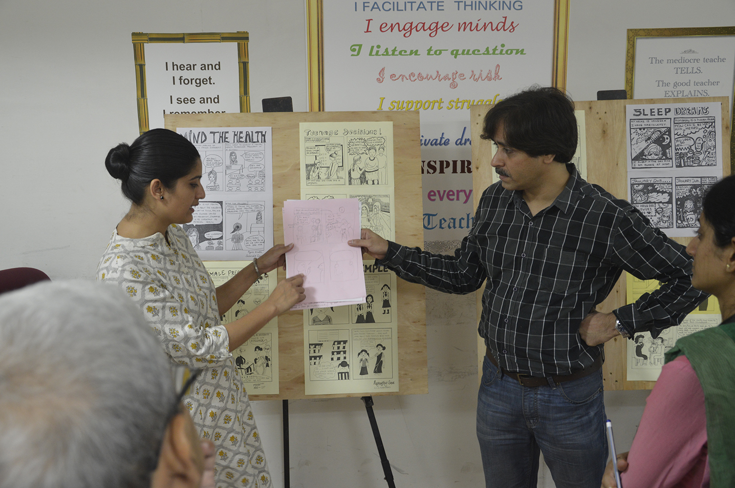 sharing visual script